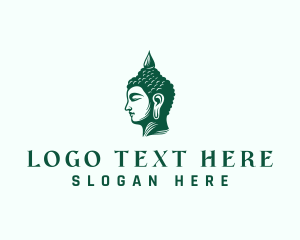 Buddha Meditation Religion logo