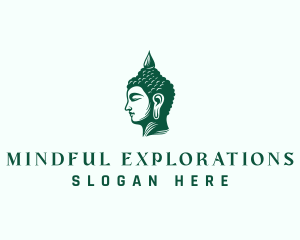 Buddha Meditation Religion logo