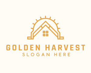 Golden Sun Roofing logo design