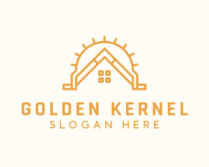 Golden Sun Roofing logo design