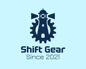 Blue Lighthouse Gear  logo design