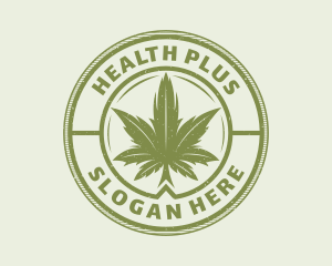 Medicinal Weed Leaf Logo