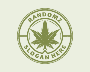 Medicinal Weed Leaf logo