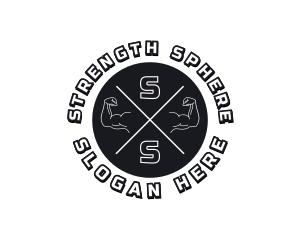 Gym Muscle Strength Fitness logo