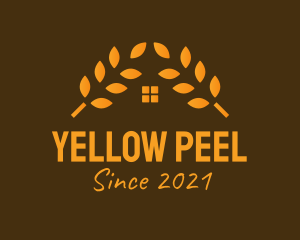 Golden Wheat House  logo design