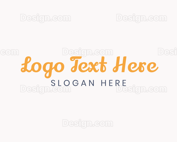 Generic Cursive Wordmark Logo