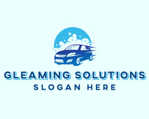 Auto Carwash Cleaning  logo design