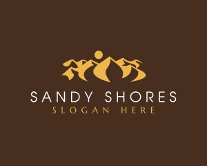 Sand Dune Desert logo design