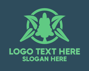 Eco Tree Leaf  logo design