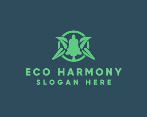 Nature Eco Tree  logo design