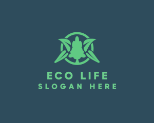 Nature Eco Tree  logo design