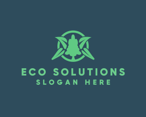 Nature Eco Tree  logo design