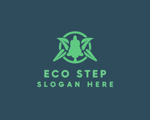 Nature Eco Tree  logo design