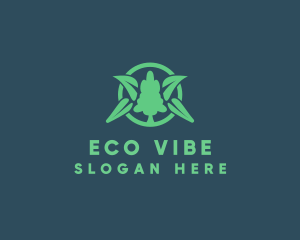 Nature Eco Tree  logo design