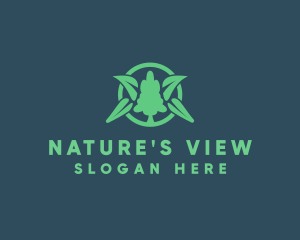 Nature Eco Tree  logo design