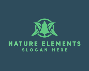 Nature Eco Tree  logo design