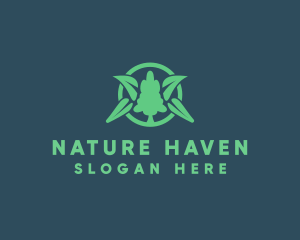 Nature Eco Tree  logo design