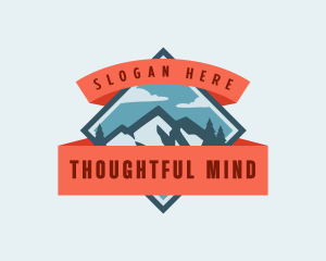 Mountain Outdoor Adventure Logo