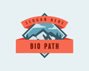 Mountain Outdoor Adventure logo design