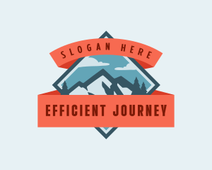 Mountain Outdoor Adventure logo design