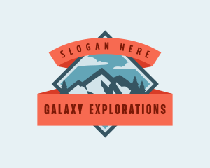 Mountain Outdoor Adventure logo design