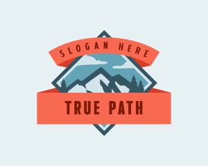 Mountain Outdoor Adventure logo design