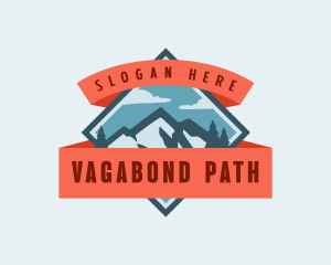 Mountain Outdoor Adventure logo design