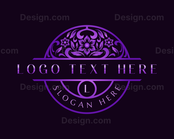 Floral Decoration Boutique Logo