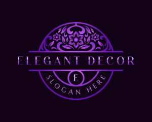 Floral Decoration Boutique logo design