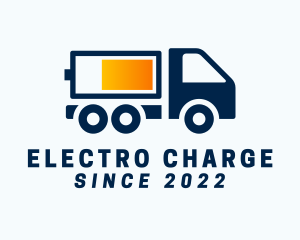 Automotive Battery Truck logo design