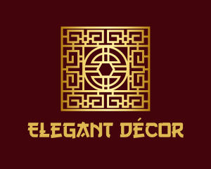 Chinese Decorative Tile logo design