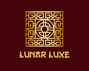 Chinese Decorative Tile logo design