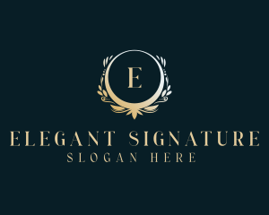 Floral Elegant Beauty logo design