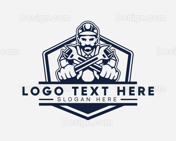 Mechanic Wrench Handyman Logo