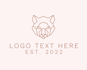 Minimalist - Minimalist Wild Bear logo design
