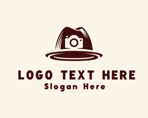 Snapshot - Travel Hat Camera logo design