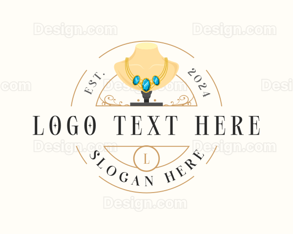 Luxury Necklace Jewelry Logo