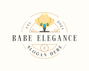 Luxury Necklace Jewelry logo design