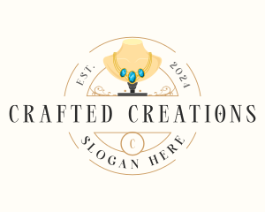 Luxury Necklace Jewelry logo design