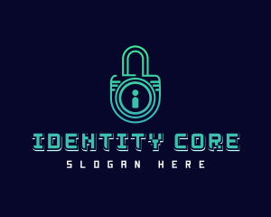 Digital Security Padlock logo