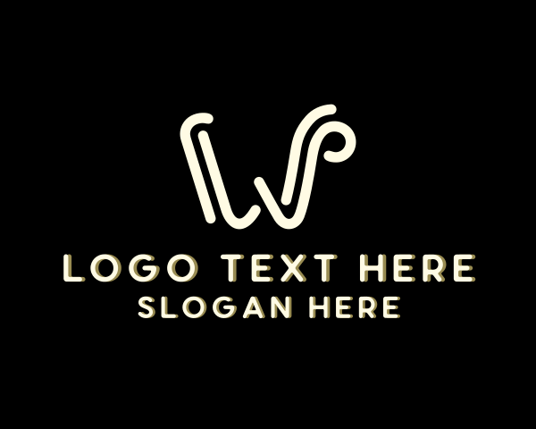 Swirl logo example 4
