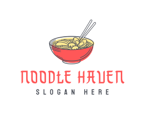 Asian Noodle Restaurant  logo design