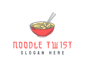 Asian Noodle Restaurant  logo design