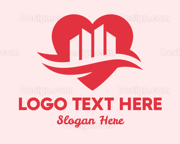 Heart Love City Logo
