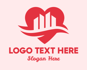 Condo - Heart Love City logo design