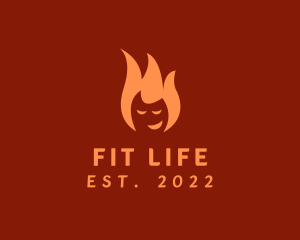 Smiling Hot Fire Energy logo