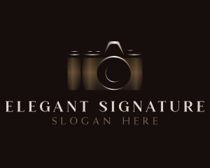 Elegant Camera Photography logo design