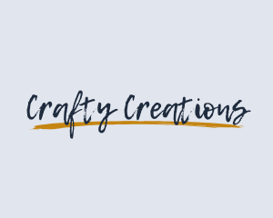 Cursive Watercolor Brand logo design