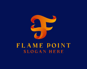 Flame Game Streamer logo design