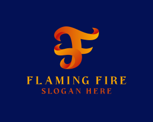 Flame Game Streamer logo design